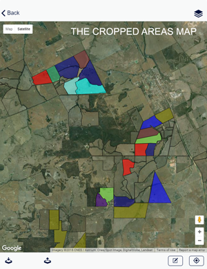 Cropped Areas Map